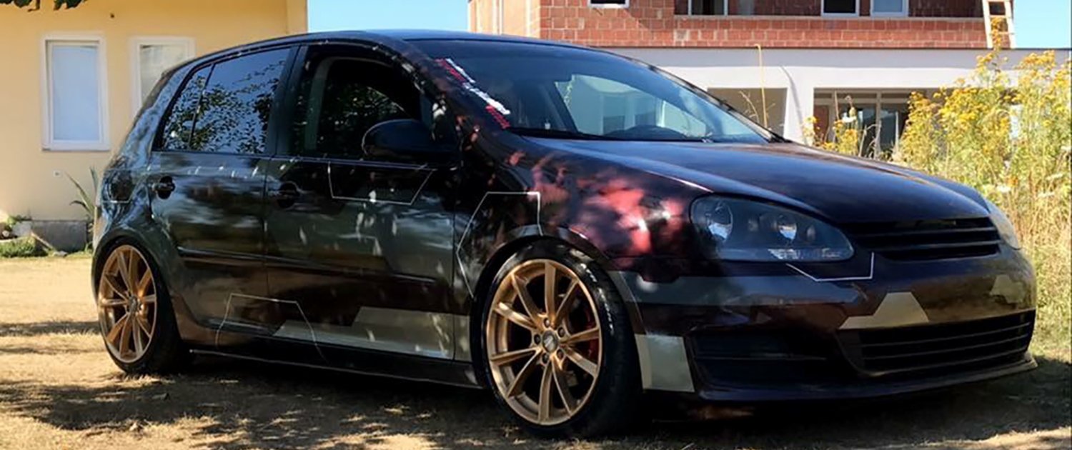 VW – Golf – ORIGINAL AUDI – RS3 – Gold – 18 Zoll