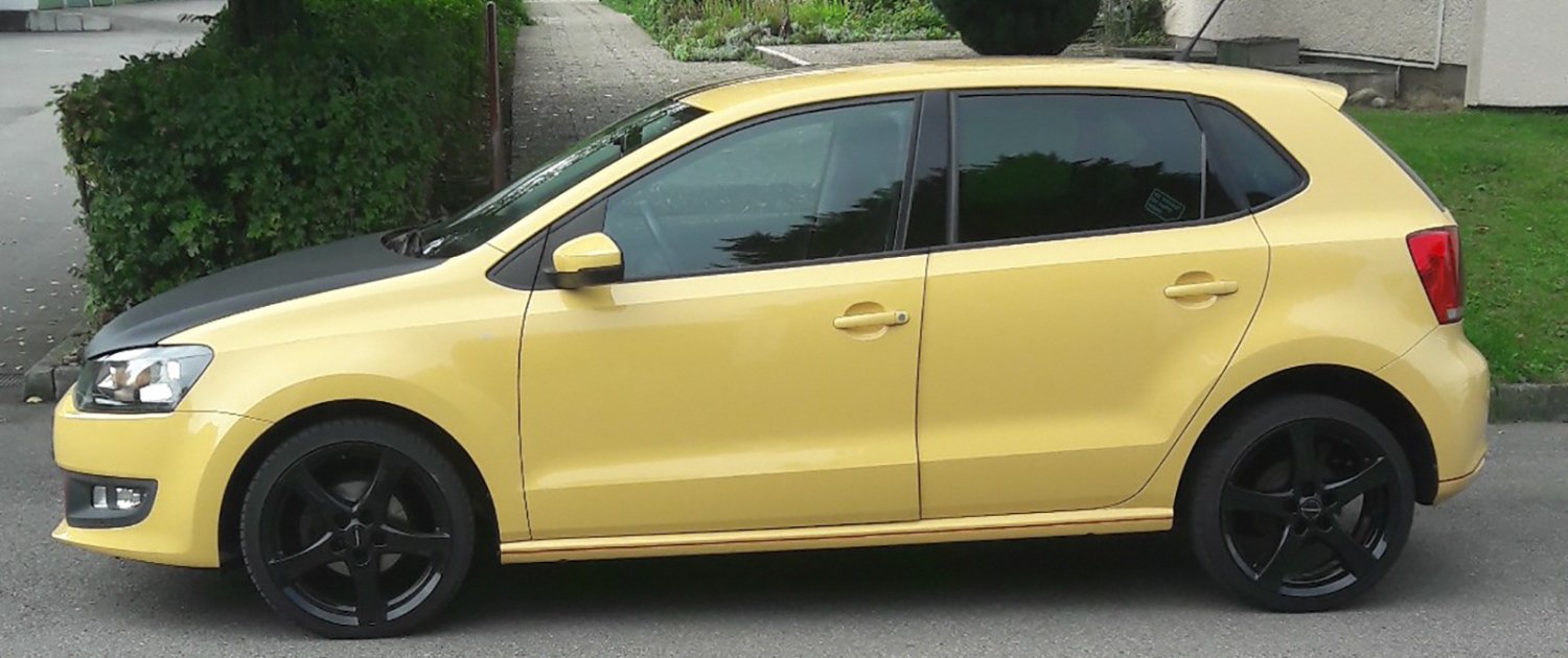 VW – Polo – BORBET – Black Glossy – Schwarz – 17 Zoll