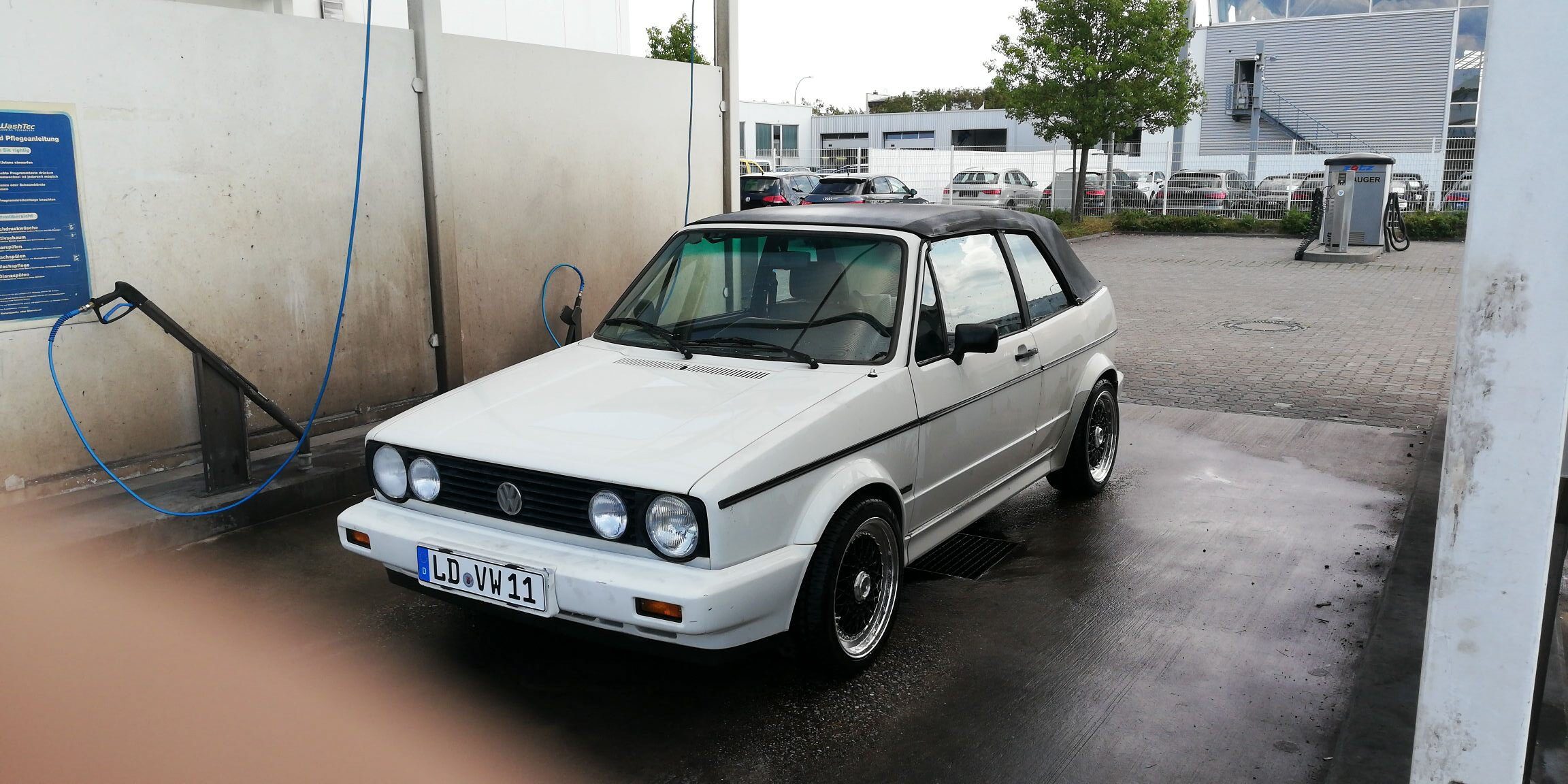 VW – Golf 1 – RSTYLE – RS01 – Silber-Schwarz – 16 Zoll