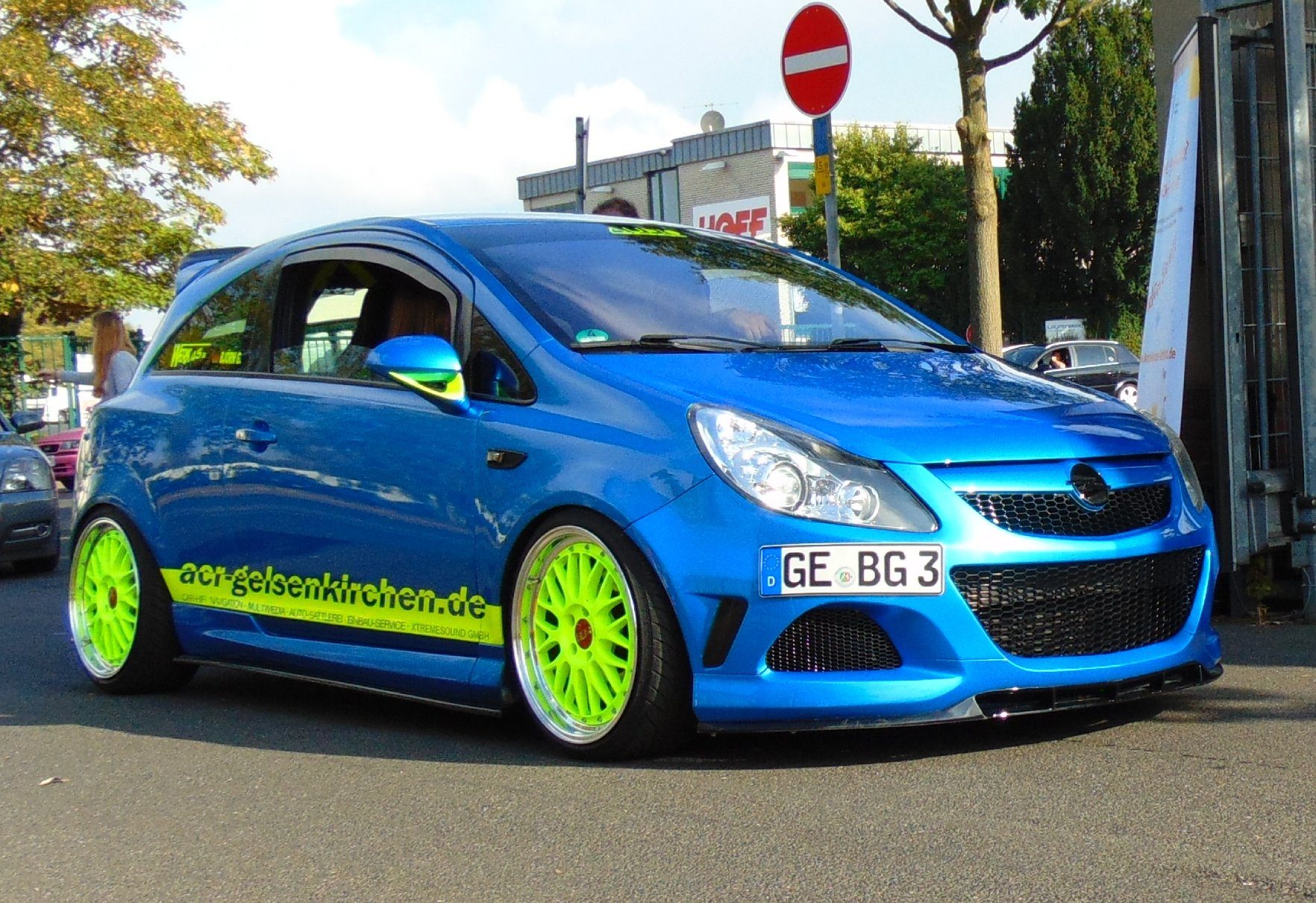Opel – Corsa – BBS – LM – Grün – 18 Zoll