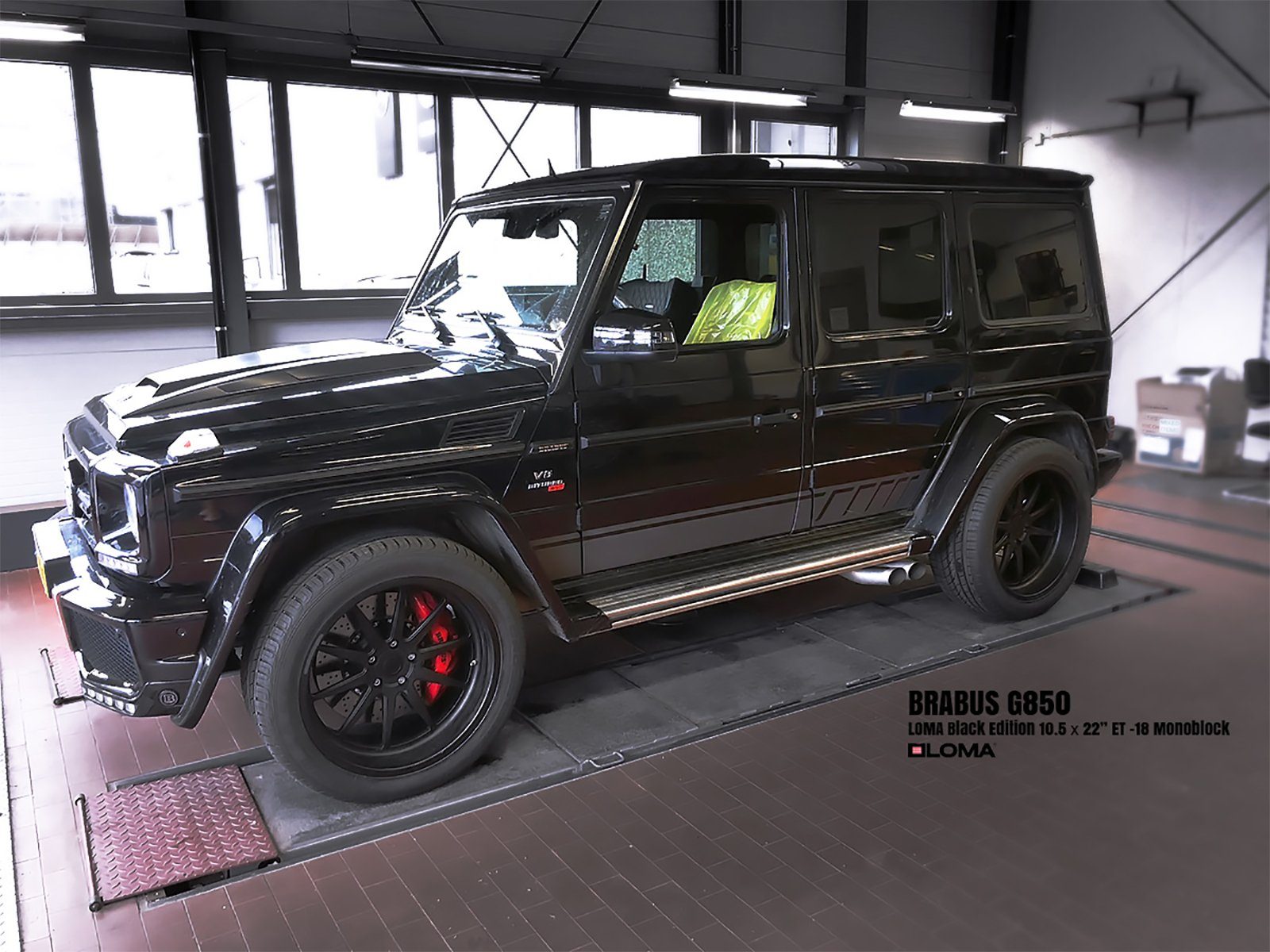 Mercedes-Benz – G-Klasse – LOMA WHEELS – Black Edition – Schwarz – 22 Zoll