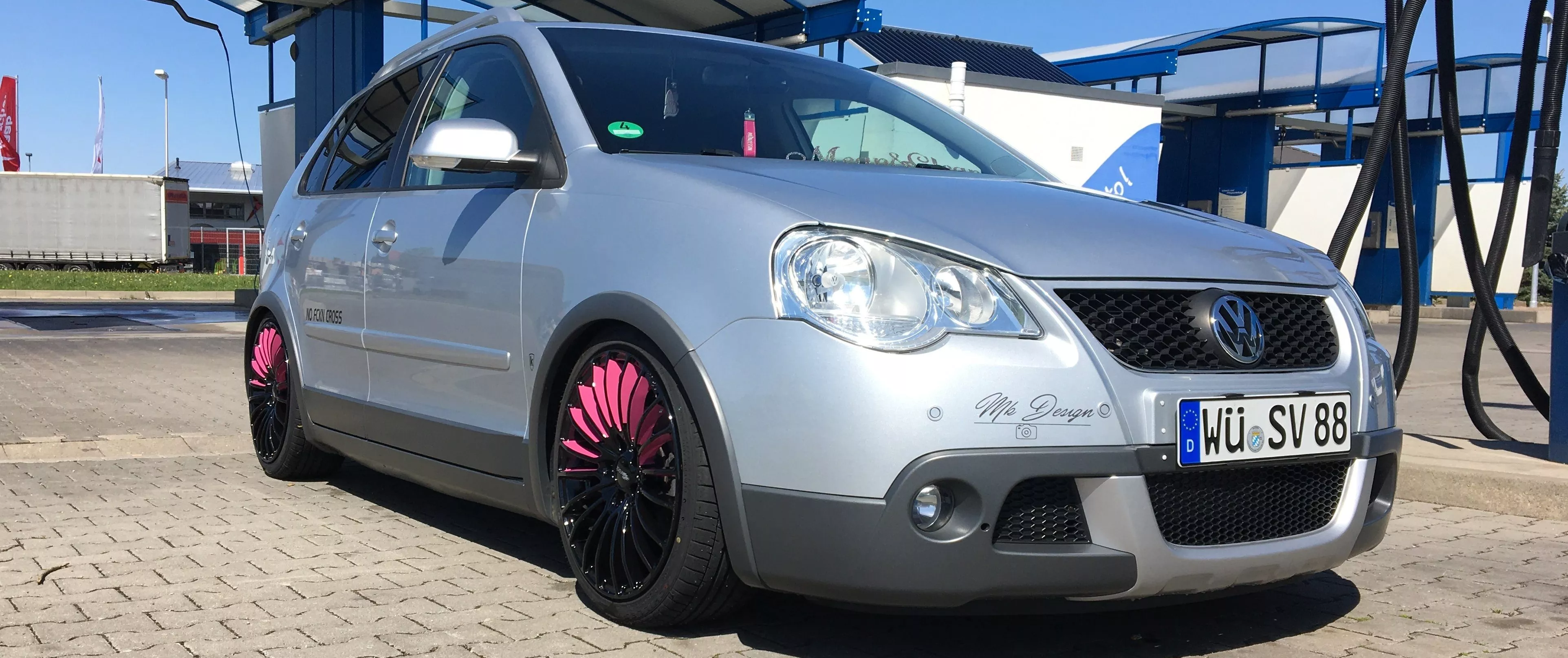 VW – Polo – BROCK – B24 – Pink – 17 Zoll