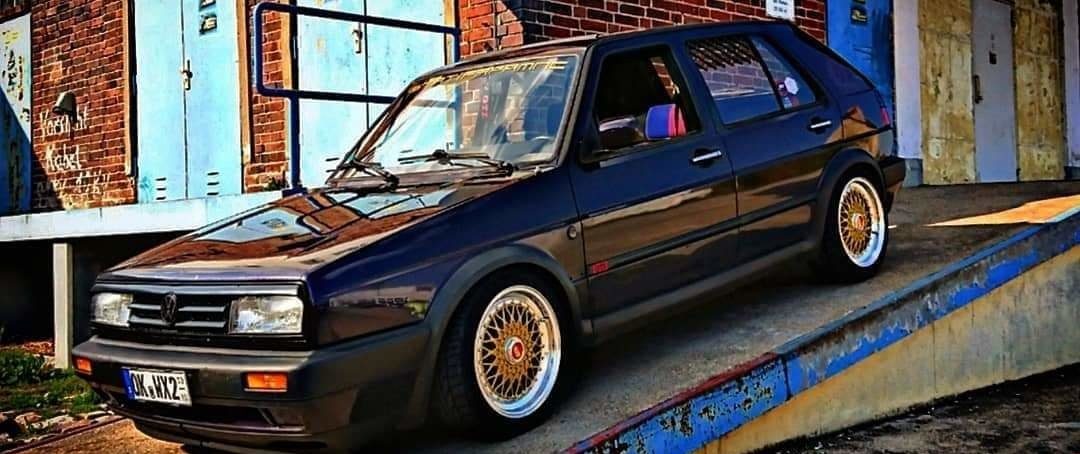 VW – Golf 2 – LENSO – other – Gold – 16 Zoll