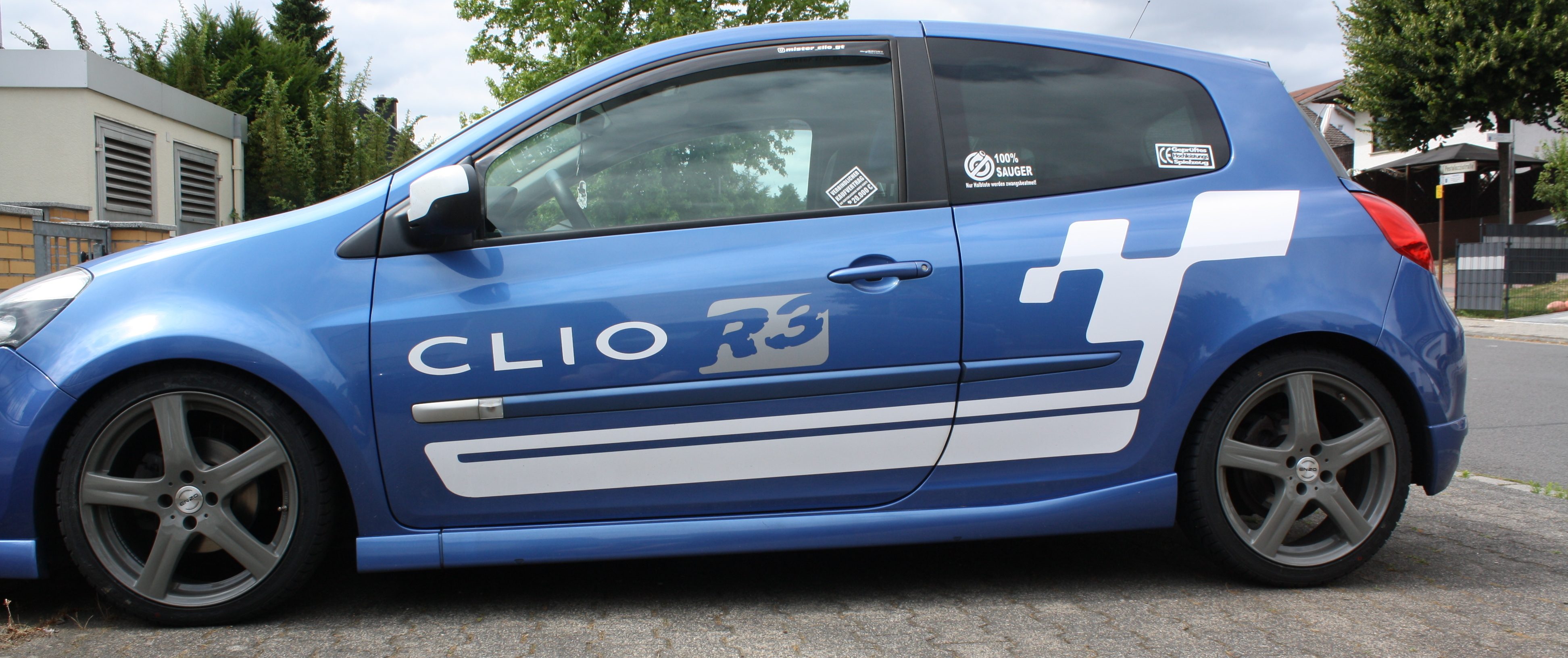 Renault – Clio – Blau – ENZO – G – Grau – 17 Zoll