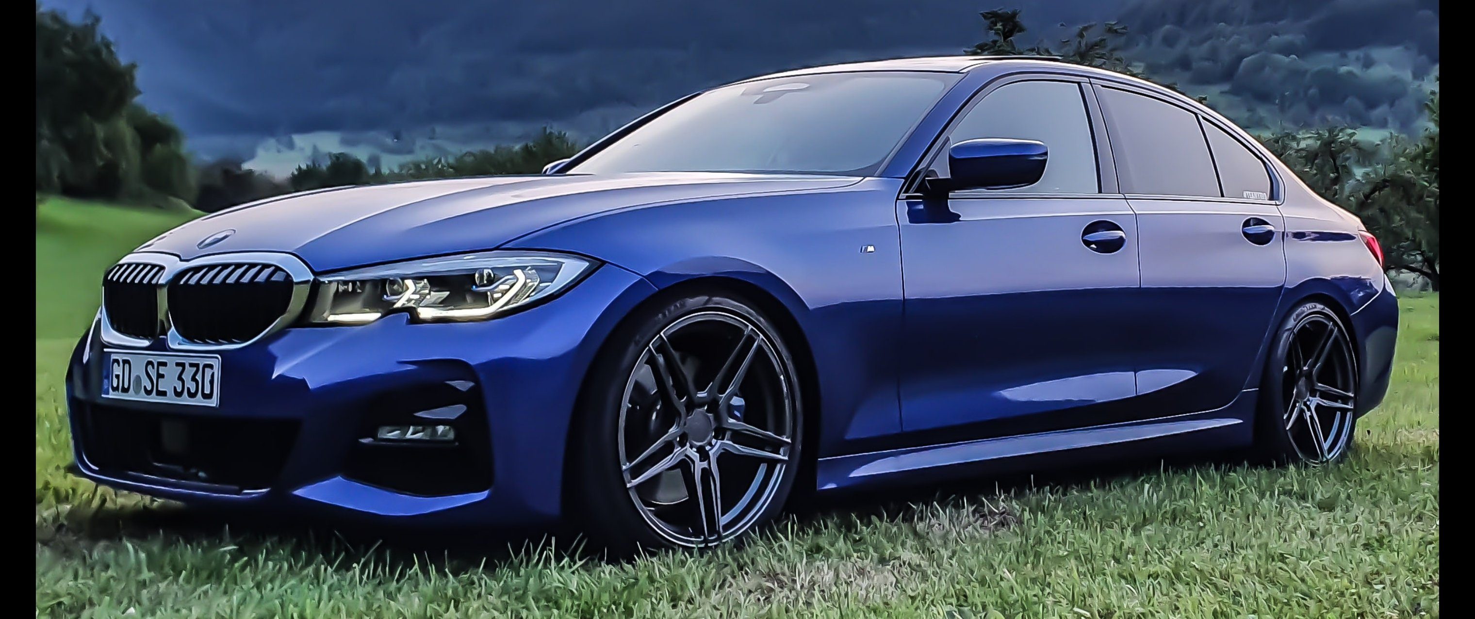 BMW – 3er – Blau – YIDO PERFORMANCE – YP-FF1 – Gunmetall – 19 Zoll