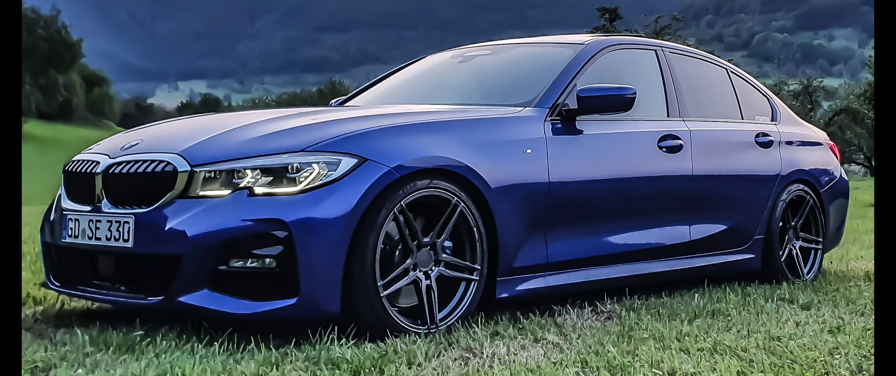 BMW – 3er – Blau – YIDO PERFORMANCE – YP-FF1  – Gunmetall – 19 Zoll
