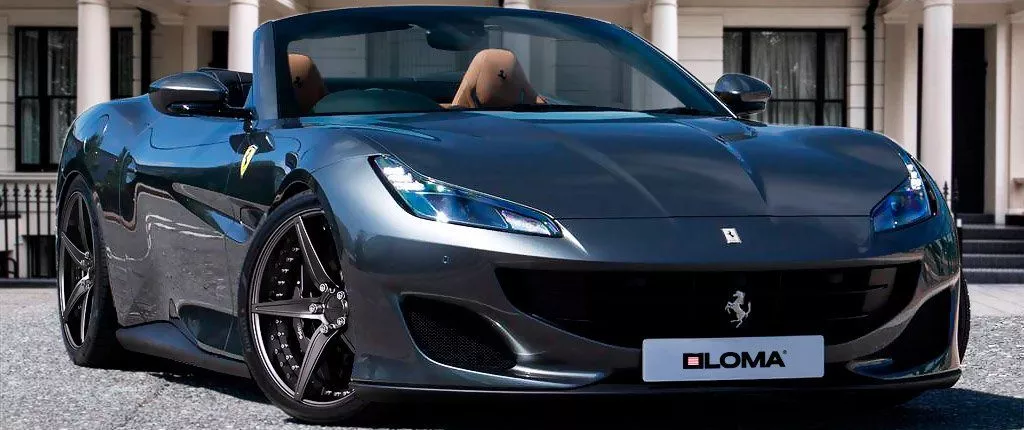 Ferrari – Portofino – Grau – LOMA WHEELS – VFF Superlight – Anthrazit – 21 Zoll