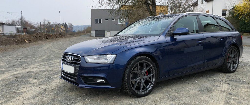 Audi – A4 – Blau – KESKIN – KT19 – Gunmetall – 19 Zoll