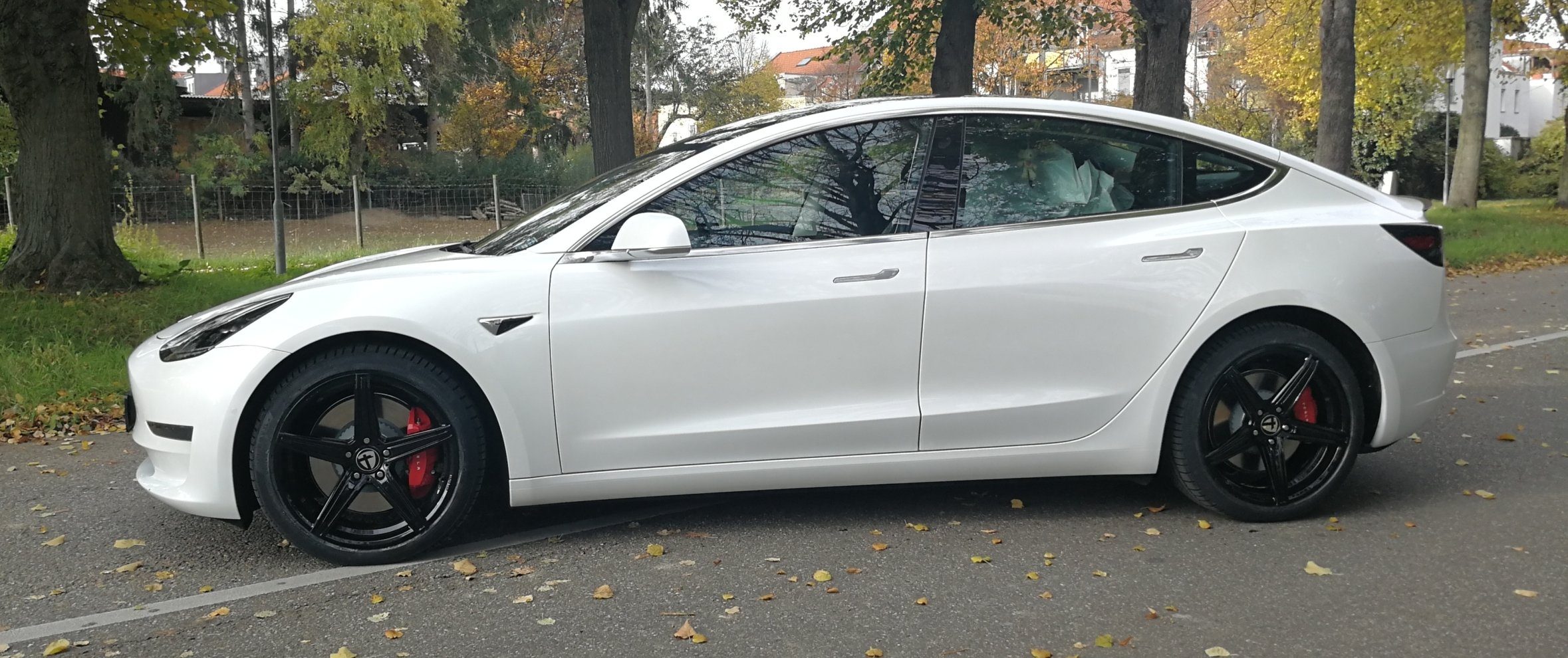 Tesla – Model 3 – Weiß – TOMASON – TN20 – Schwarz – 19 Zoll