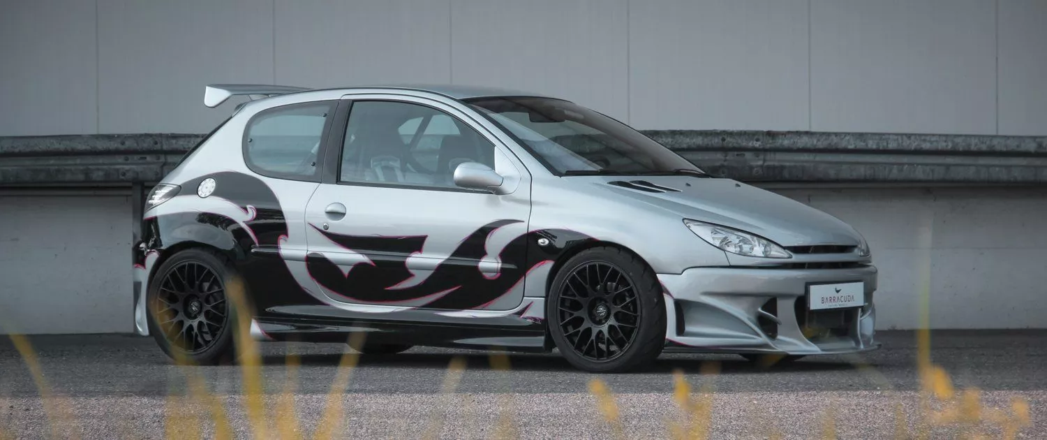 Peugeot - 206 - Grau - BARRACUDA - Karizzma - Schwarz - 17 Zoll ...