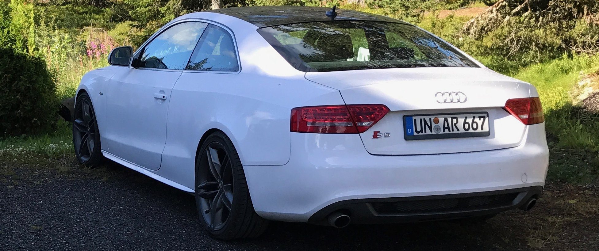 Audi – A5 – Weiß – ORIGINAL AUDI – Speedline – Anthrazit – 19 Zoll