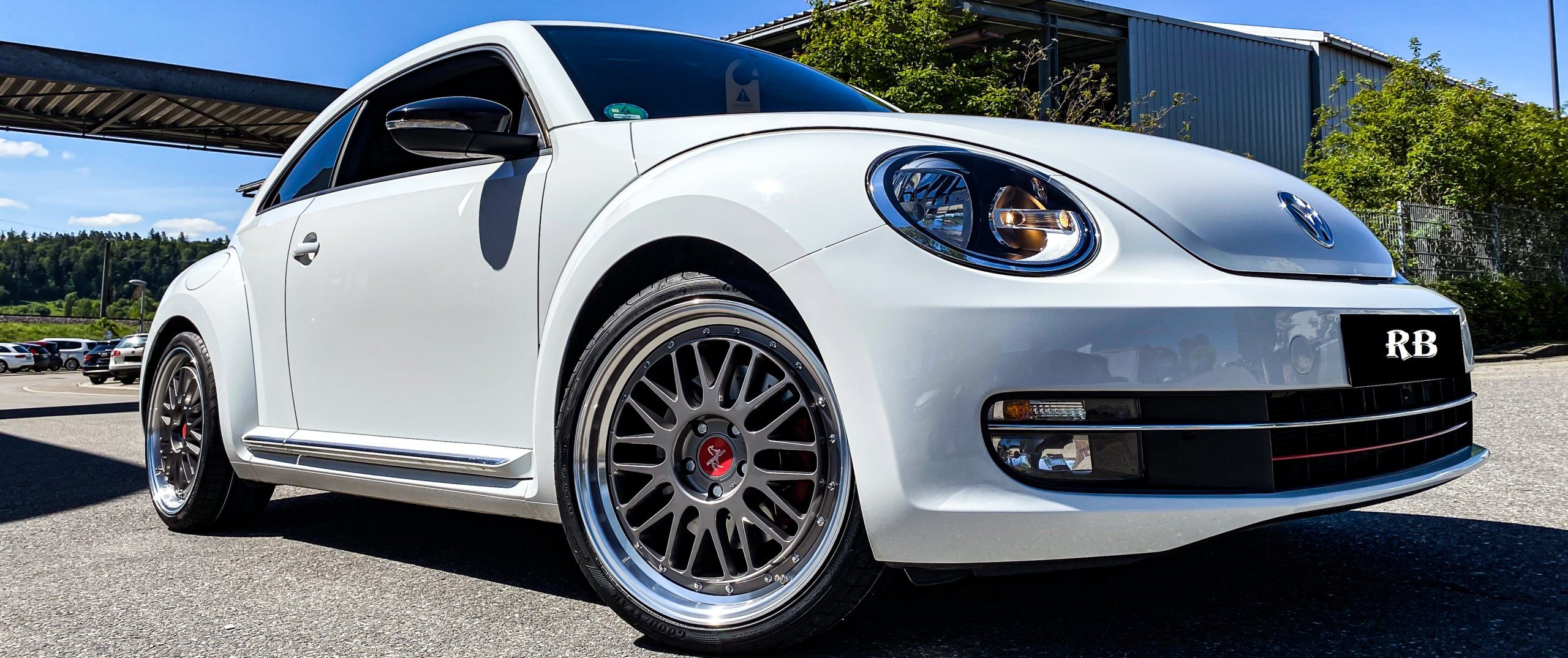 VW – Beetle – Weiß – KESKIN – KT22 – Grau – 19 Zoll