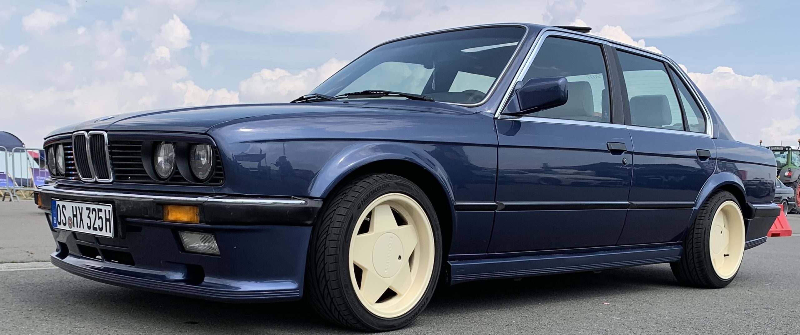 BMW – 3er – Blau – BORBET – A – Weiss – 16 Zoll