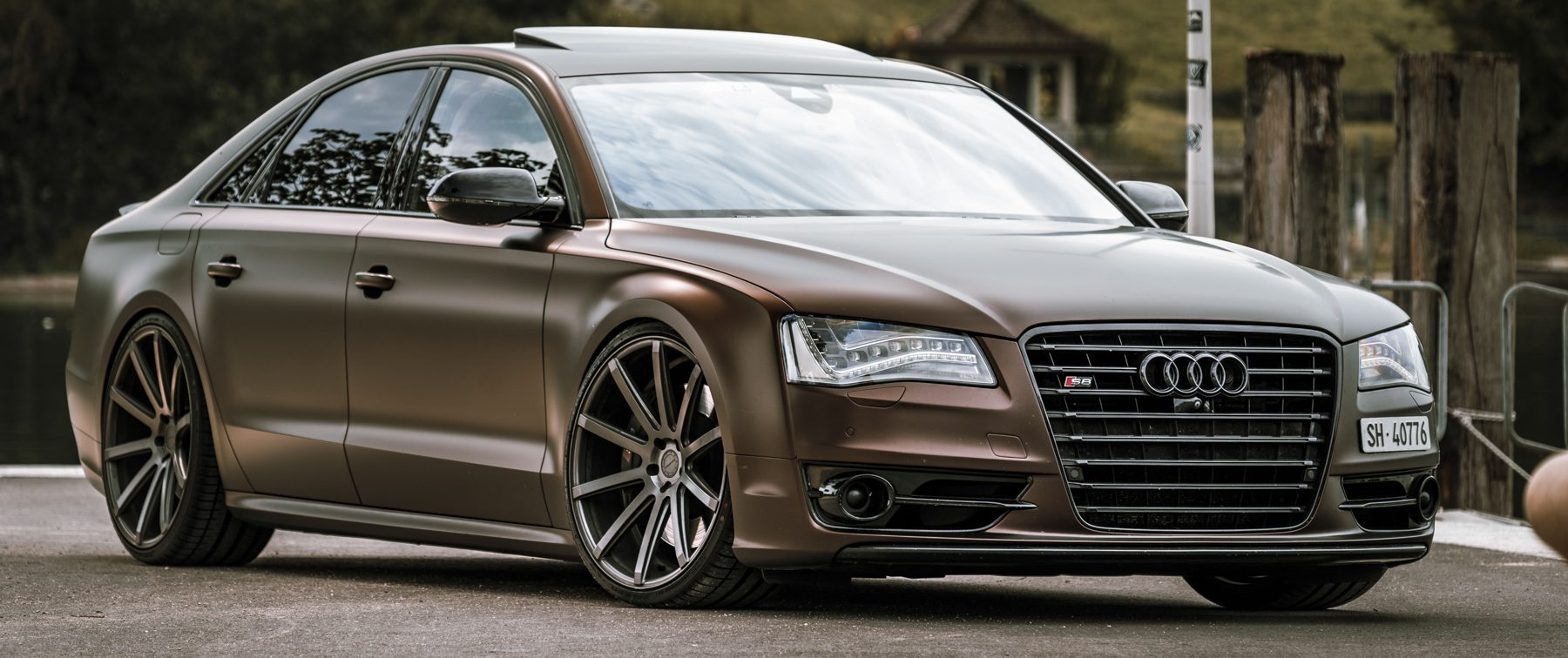 Audi – A8 – Braun – COR. SPEED – CORNICHE – Deville – Gunmetall – 22 Zoll