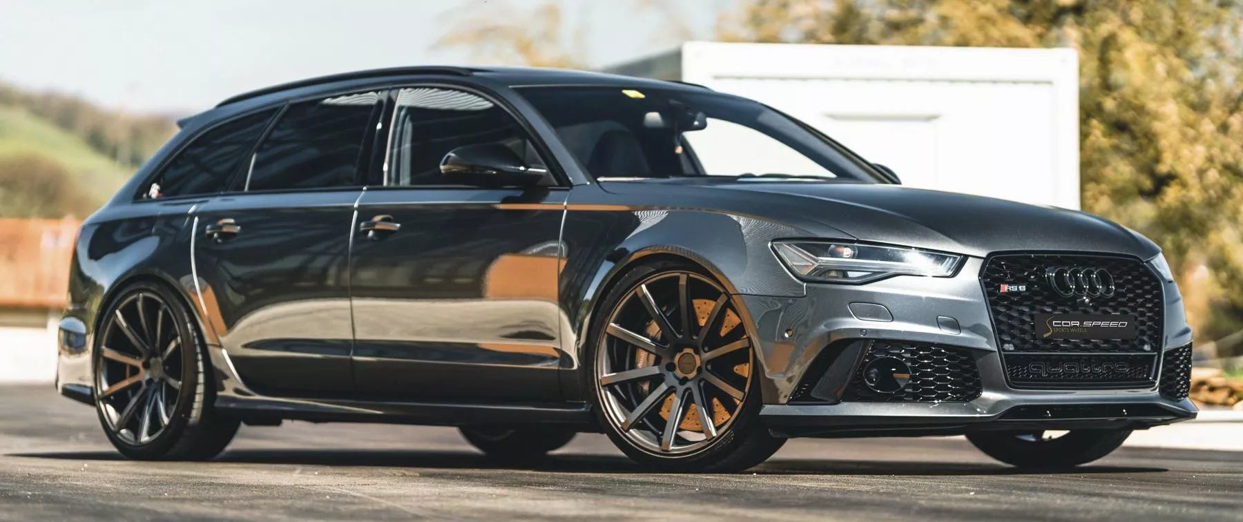 Audi – RS6 – Grau – COR. SPEED – CORNICHE – Deville – Anthrazit – 21 Zoll