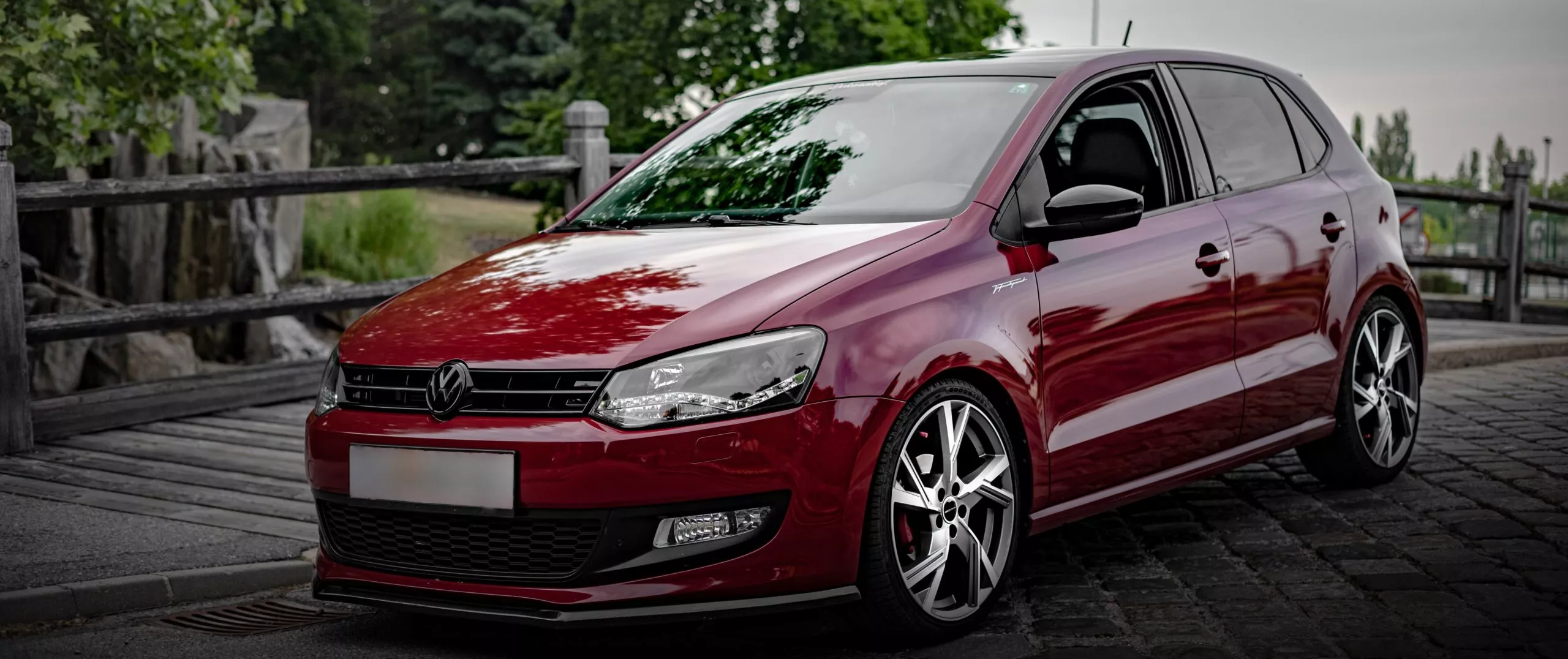 VW – Polo – Rot – GMP ITALIA – Angel – Anthrazit – 18 Zoll