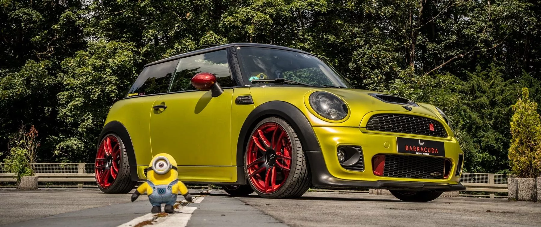 Mini – John Cooper Works – Gelb – BARRACUDA – Shoxx – Rot – 18 Zoll