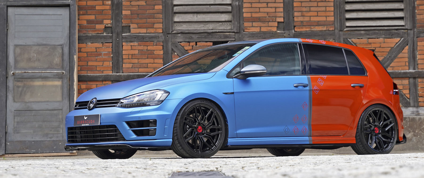 VW – Golf – Blau – BARRACUDA – Schwarz – 19 Zoll